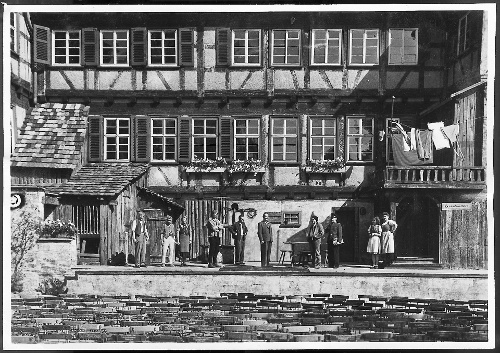 Spielstätte 1947-1949: Friedrich-List-Gymnasium, Garten